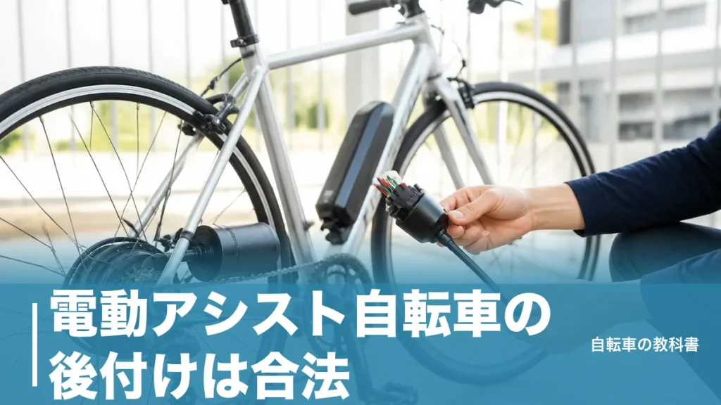電動アシスト自転車の後付けは合法？10銘柄中9銘柄が基準不適合だった落とし穴のアイキャッチ画像