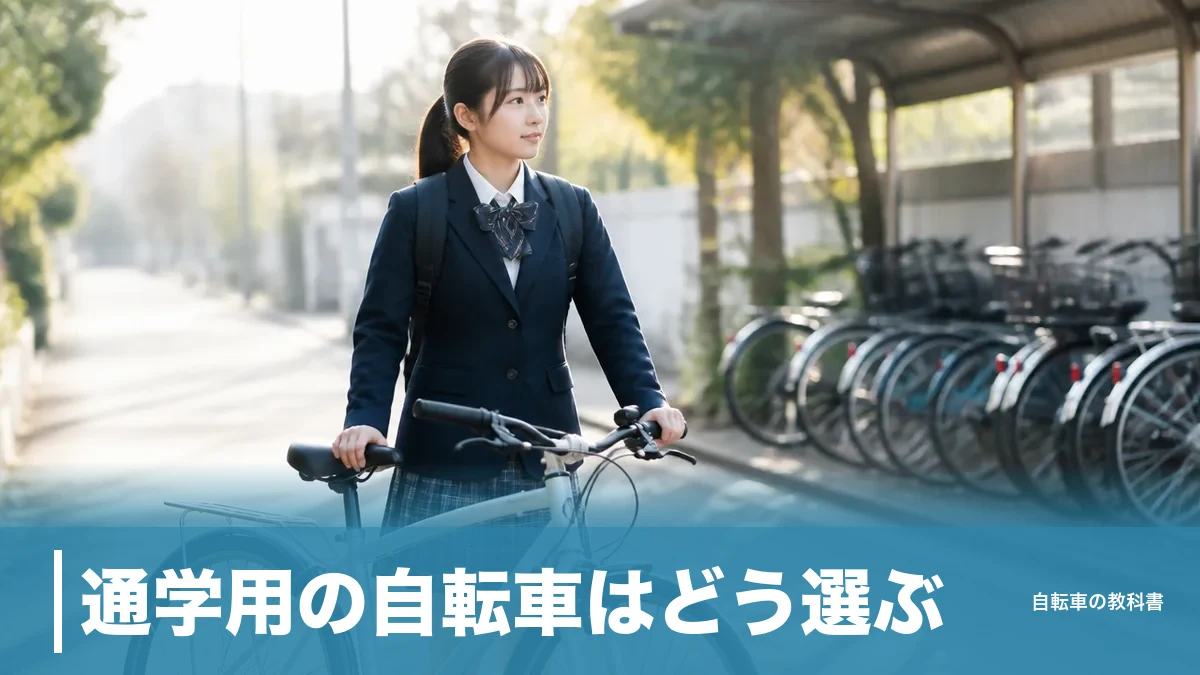 通学用の自転車はどう選ぶ？6年間乗るなら15.1kgと21.4kgの差が効いてくるのアイキャッチ画像