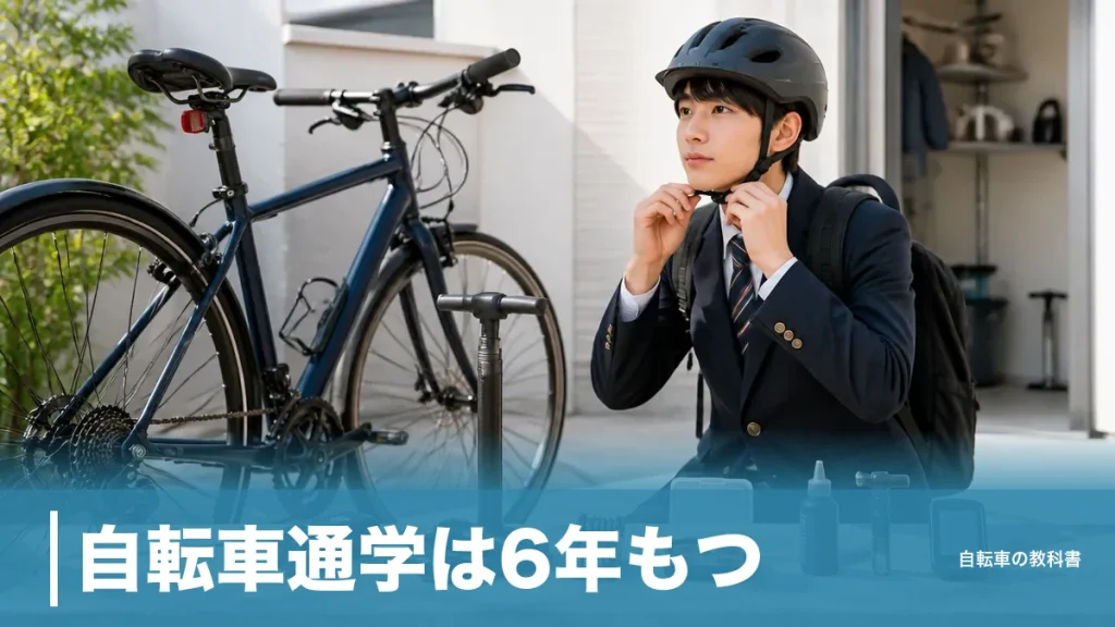 自転車通学は6年もつ？19.6kgのベルト車と反則金12,000円で決める準備リストのアイキャッチ画像
