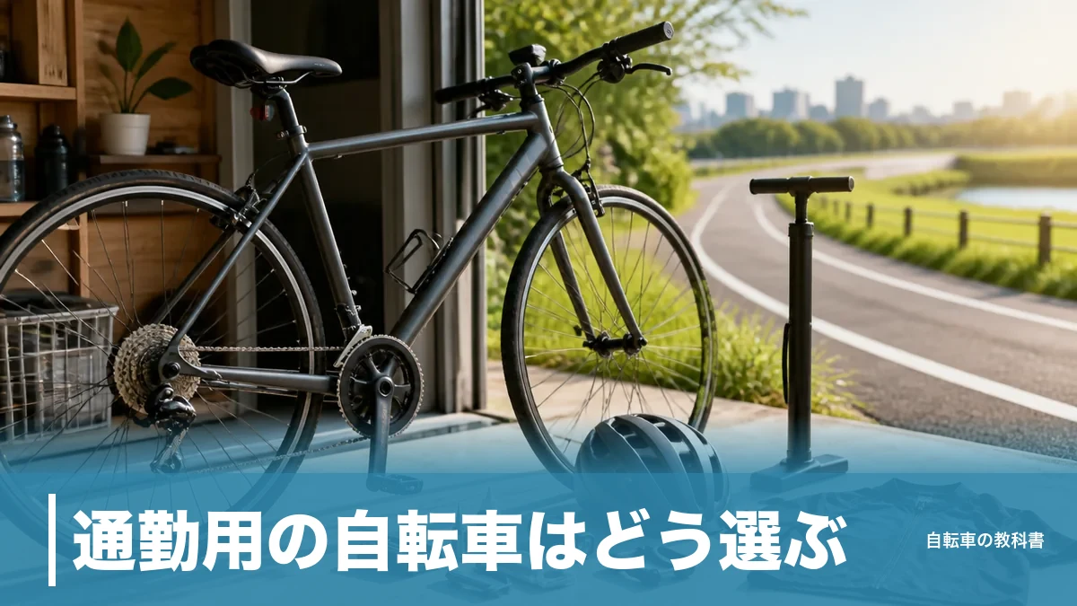 通勤用の自転車はどう選ぶ？11.1kgと22.5kgで変わる片道10kmの現実のアイキャッチ画像