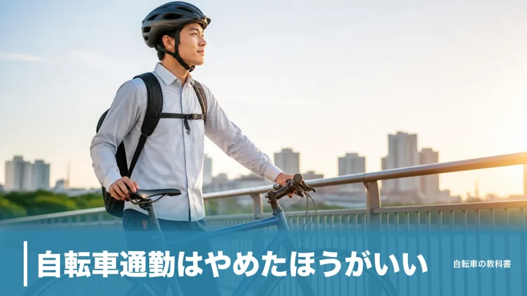 自転車通勤はやめたほうがいい？青切符12,000円と片道10kmで決まる続く人の条件のアイキャッチ画像