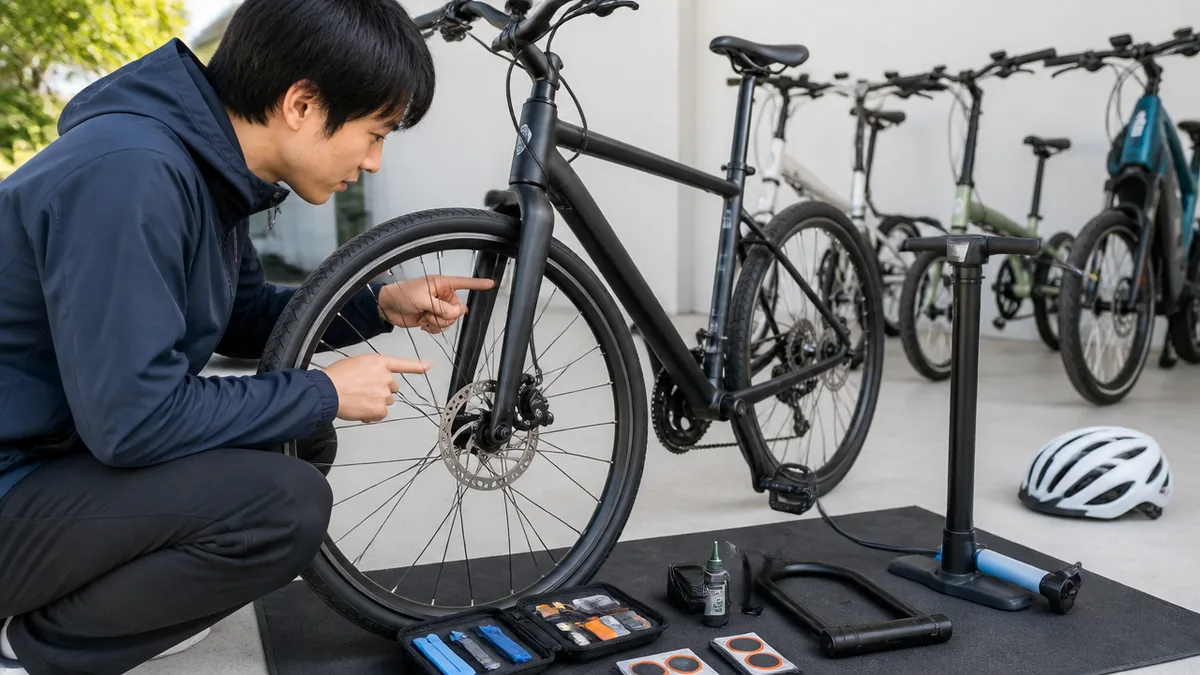 クロスバイクのブレーキは3方式|まず自分の1台がどれか見分けるの解説画像