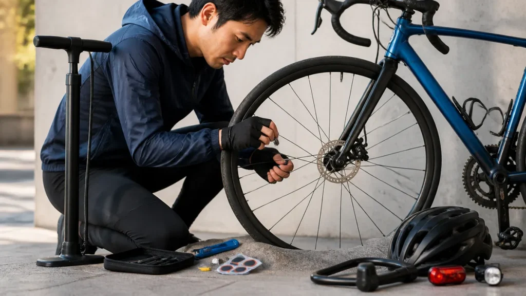 自転車のパンク修理を近くで頼むなら？1,650円が基準線になる5つの選択肢のアイキャッチ画像