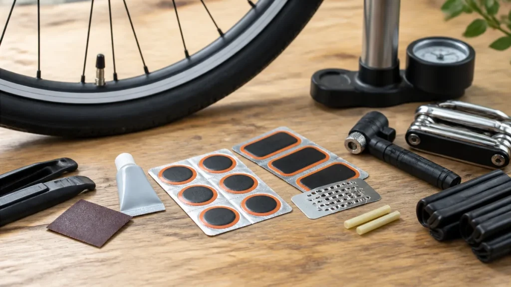 自転車のパンク修理キットは何が違う？0.8mmのパッチ厚が仕上がりを分けるのアイキャッチ画像