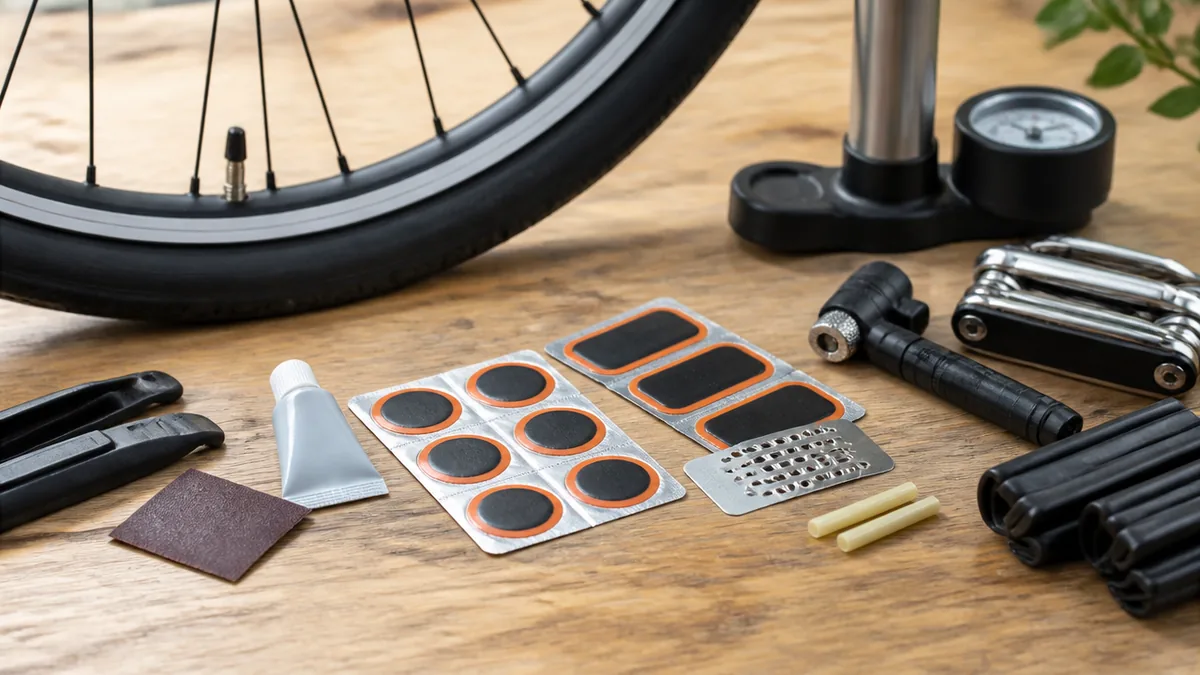 自転車のパンク修理キットは何が違う？0.8mmのパッチ厚が仕上がりを分けるのアイキャッチ画像