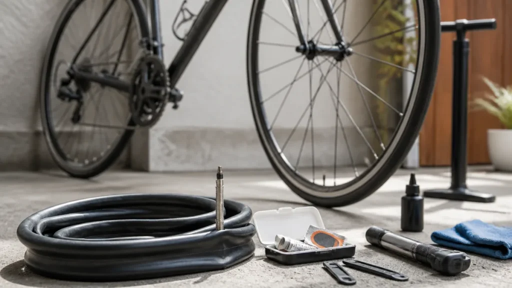 自転車のパンク修理にかかる時間は？作業15分でも待ち時間が読めない理由と短縮のコツのアイキャッチ画像
