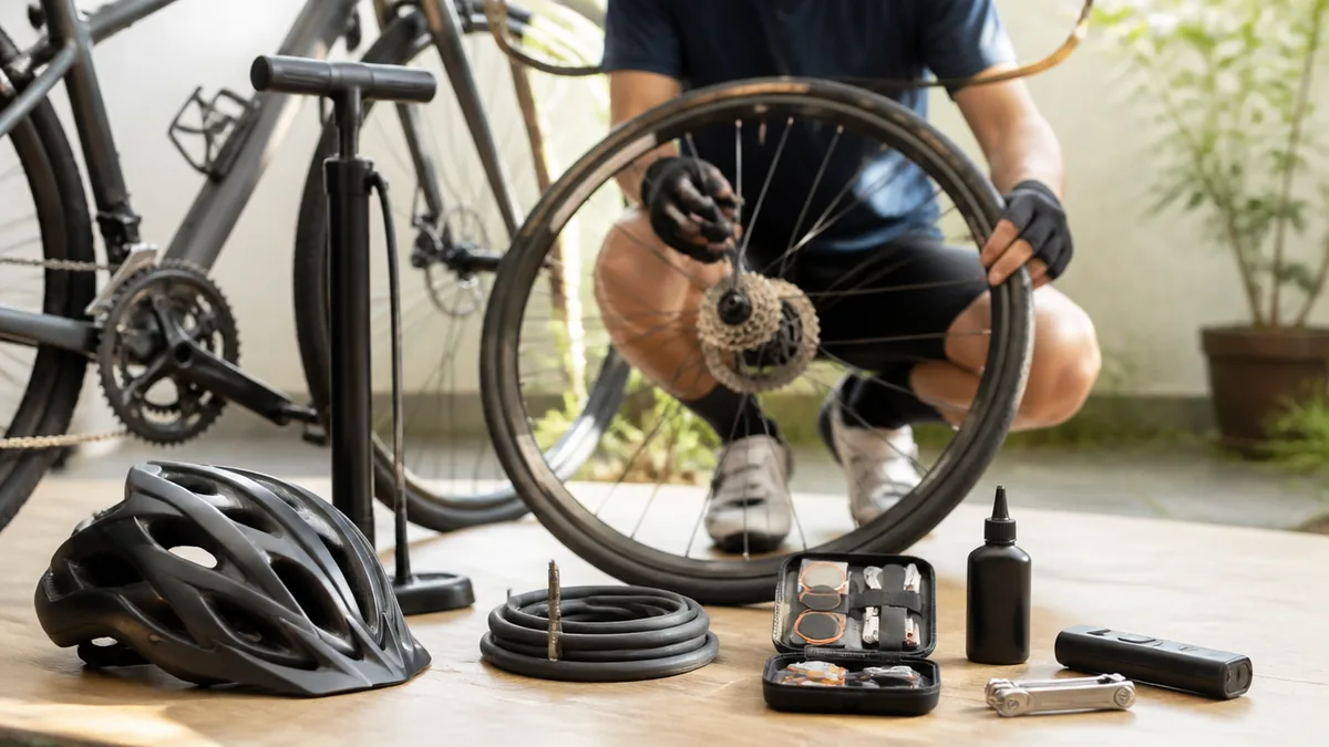 自転車のパンク修理にかかる時間は「作業」と「待ち」を分けて考えるの解説画像