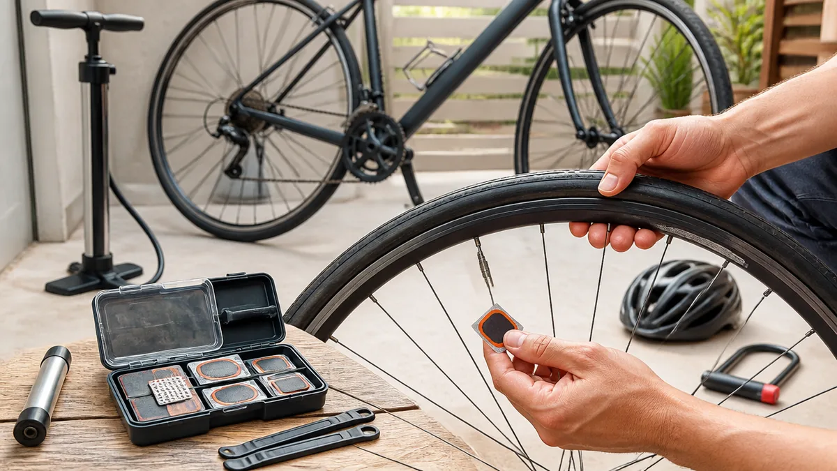 自転車のパンク修理を自分でやるなら？858円のパッチで直せる穴と直せない穴のアイキャッチ画像