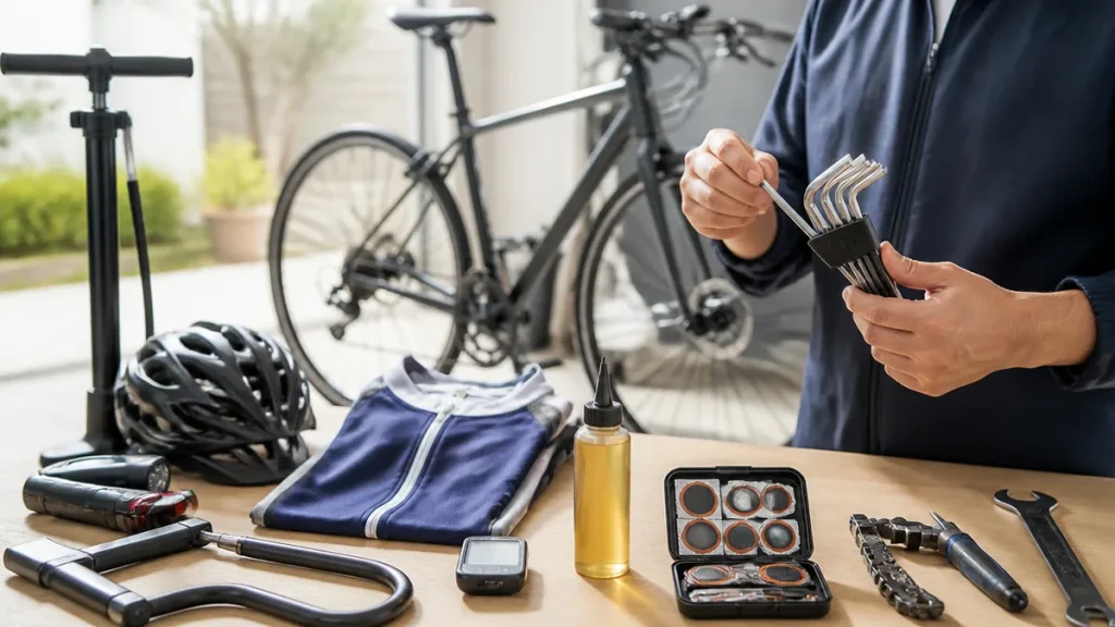 自転車工具は何から揃える？980円の六角レンチと工賃1,650円で決まる優先順位のアイキャッチ画像
