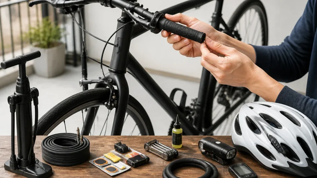 自転車カスタムパーツはどこから替える？880円のグリップ交換から始める正しい順番のアイキャッチ画像