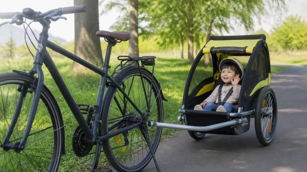 自転車のトレイラーは3種類｜18kgと45kgで分かれる選び方と連結方式の見極めのアイキャッチ画像