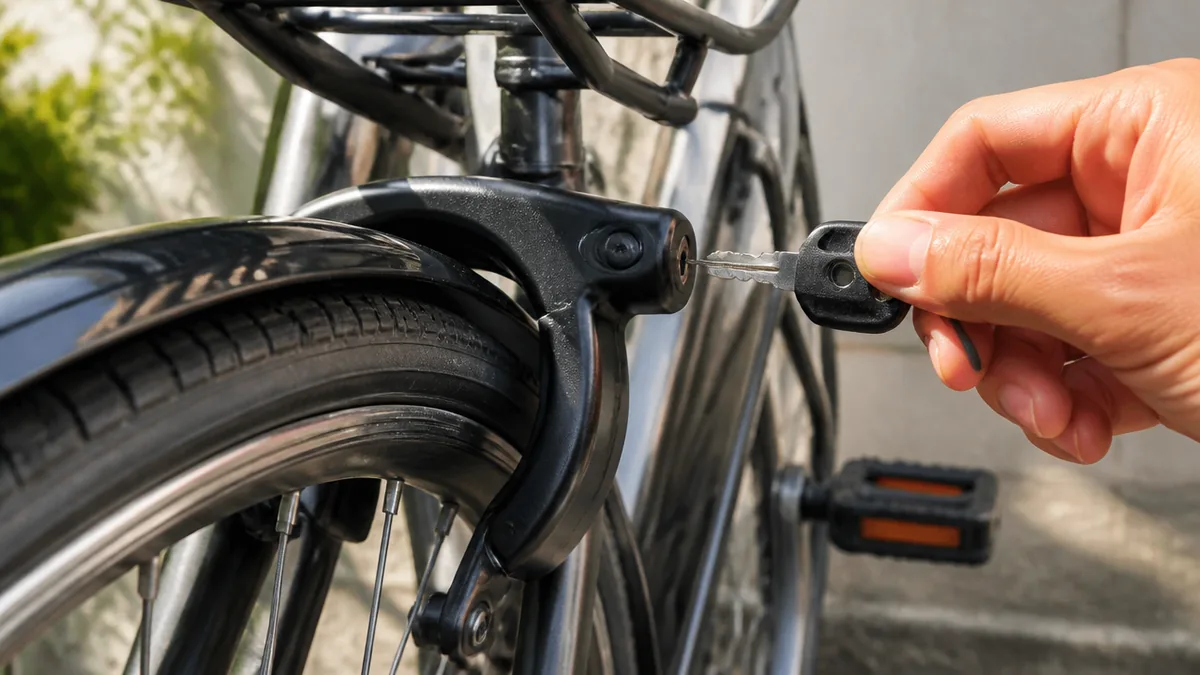 自転車の鍵が抜けないとき、まず疑うのは故障ではありませんの解説画像