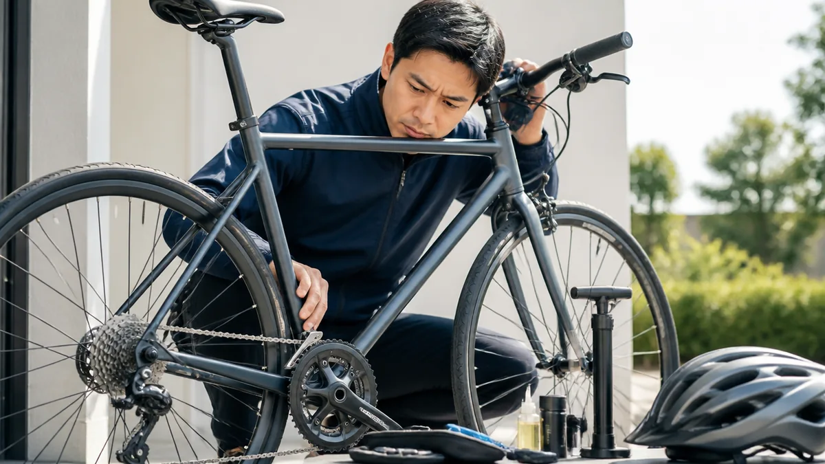 自転車の異音は「音の種類」より「いつ鳴るか」で切り分けるの解説画像