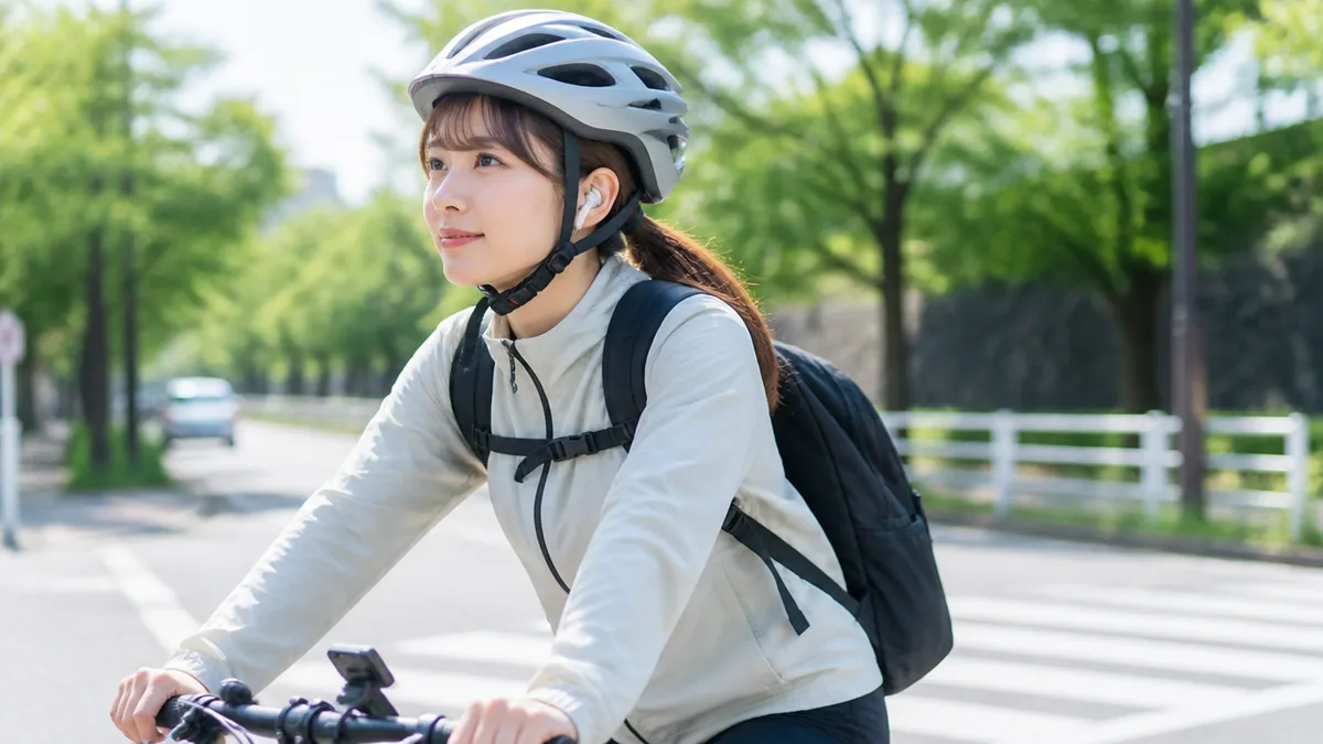 自転車のイヤホンは片耳なら違反じゃない？警察庁が示した5,000円の分かれ目のアイキャッチ画像