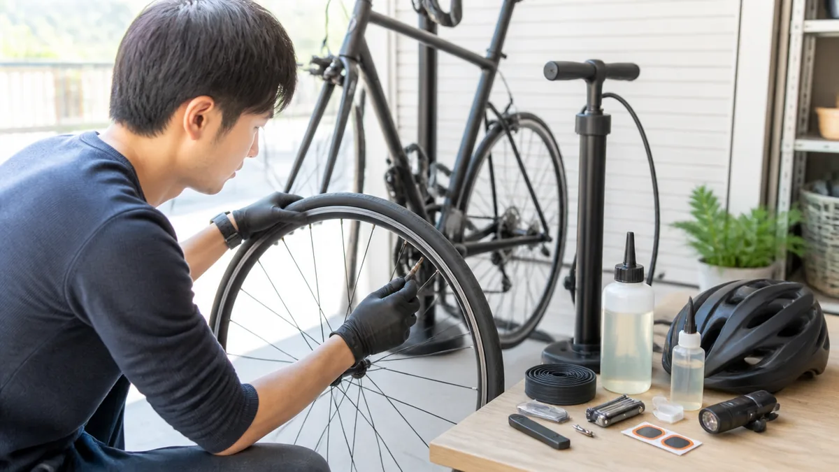 チューブレスタイヤは誰に向く?工賃4,400円と最長6ヶ月のシーラント管理で決まる導入ラインのアイキャッチ画像