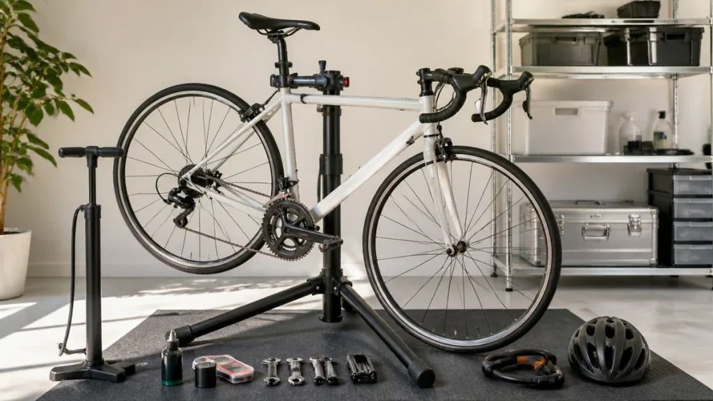 自転車スタンドはメンテナンスに使える？耐荷重14kgと30kgで分かれる4タイプの選び方のアイキャッチ画像