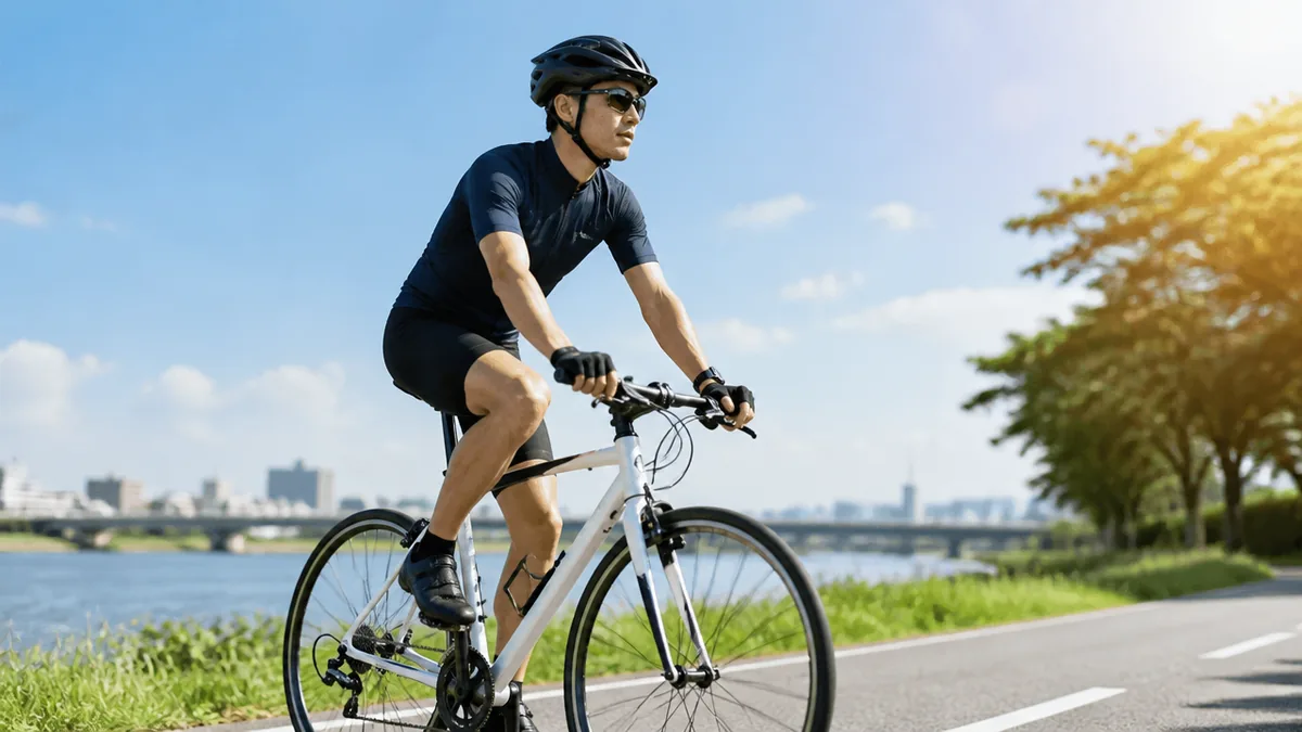 痩せる自転車の漕ぎ方は時速19.4kmが境界線｜30分で90kcalと210kcalの差のアイキャッチ画像
