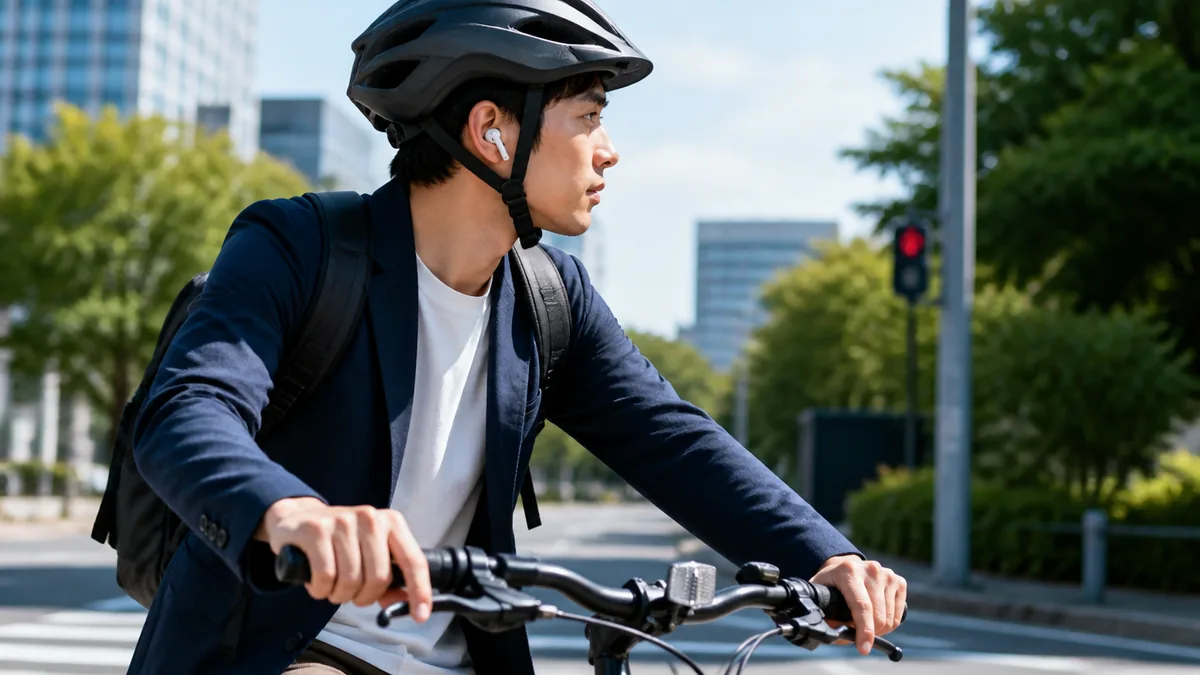 自転車のイヤホンはいつから違反？時期をひと目で整理の解説画像