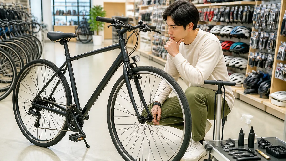 ホームセンターの自転車は、買ったあとどこまで面倒を見てくれるのかの解説画像