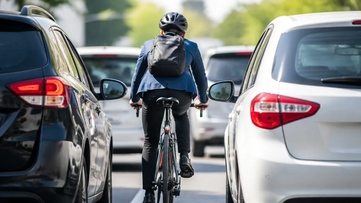 自転車のすり抜けは違反になる？反則金5,000円と6,000円を分ける4つの境界線のアイキャッチ画像