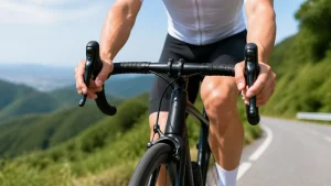 ロードバイクのギアチェンジは左右のレバー2本で覚える｜坂の手前で軽くする変速の順番のアイキャッチ画像
