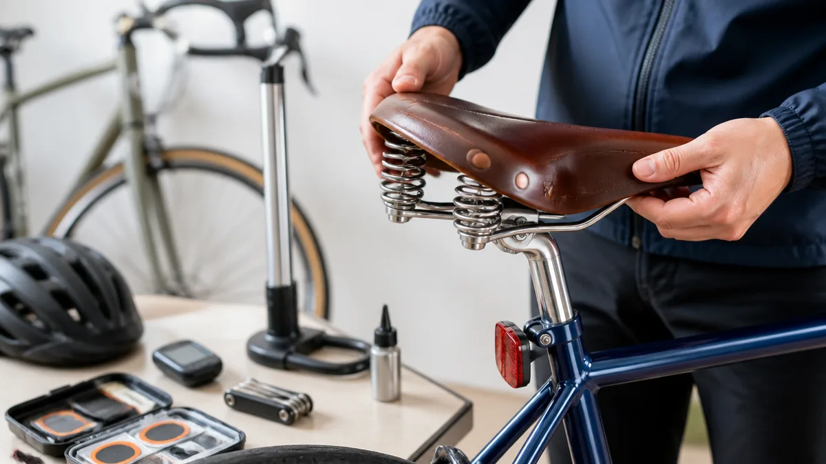 BROOKS B67とFLYERはどう違う？革とスプリングの定番2モデルの解説画像