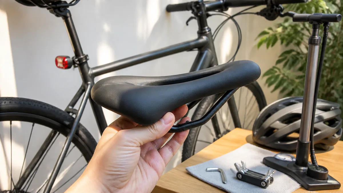 クロスバイクのサドル交換で本当にお尻の痛みは消える？の解説画像