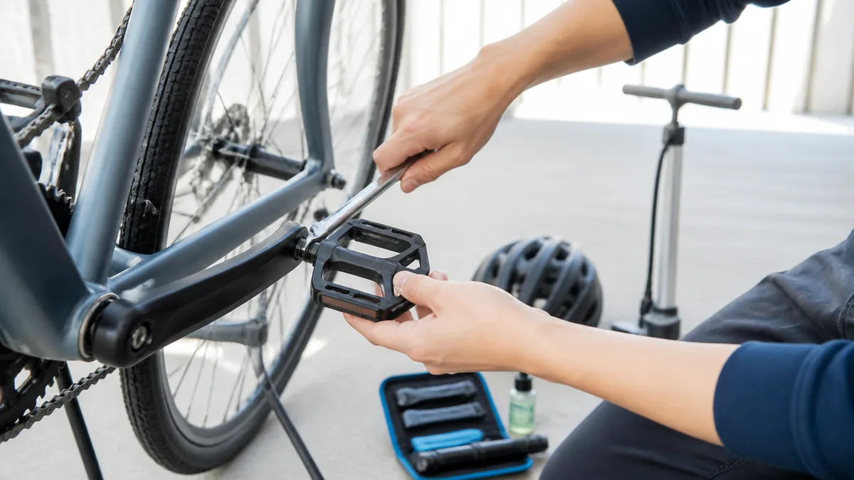 自転車ペダル異音は「どこが鳴っているか」の切り分けから始めるの解説画像