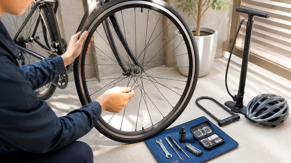 自転車のスポーク調整とは?振れの正体と自分で直せる範囲の解説画像