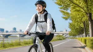 自転車のスピードは何km/hが普通？信号なし16.8km/hと街中9.6km/hの差を縮める方法のアイキャッチ画像