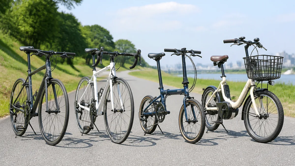 自転車のスピードは車種でどれくらい違う？信号のない道での実力差の解説画像