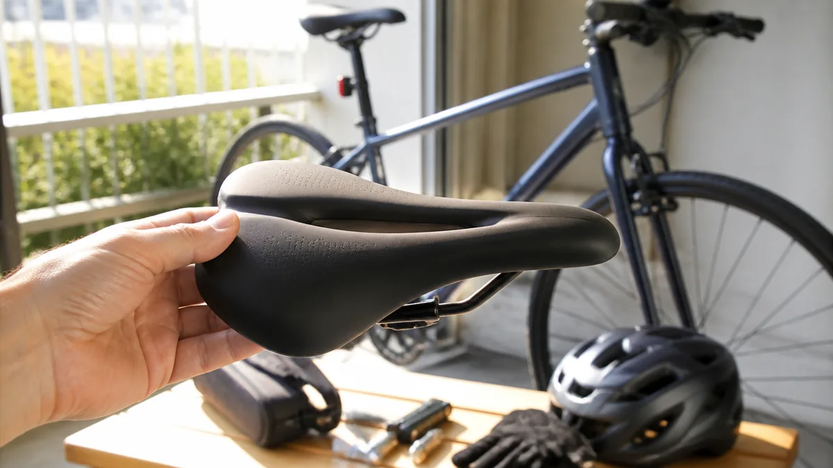 クロスバイクサドルおすすめ6モデル｜3,850円から選ぶ坐骨幅とお尻の痛み対策のアイキャッチ画像