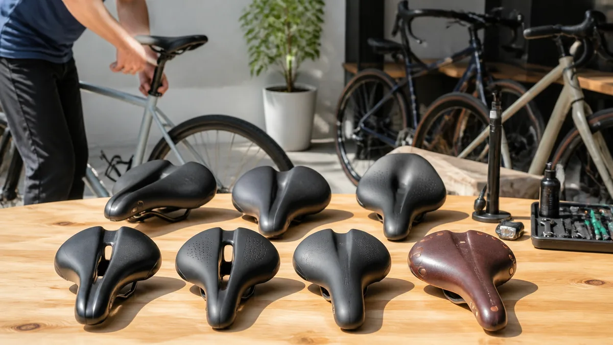 クロスバイクサドルおすすめ6モデルを公式スペックで比較の解説画像