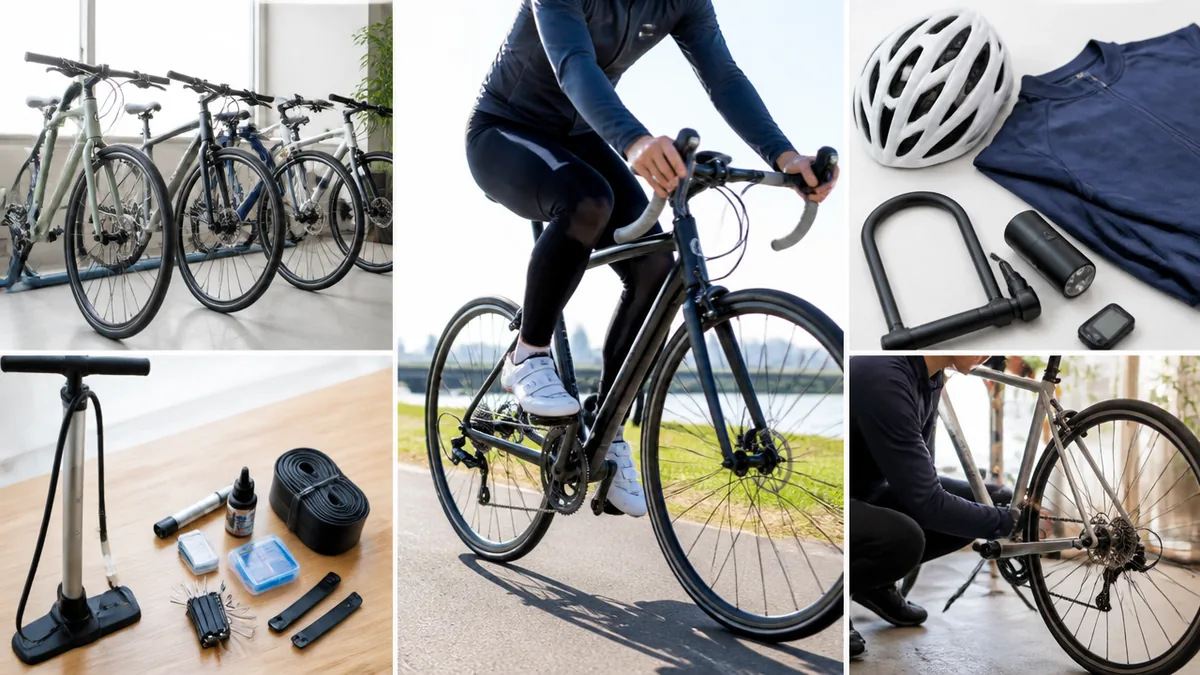 自分に合う細いタイヤの自転車は?目的別に選ぶ3つの基準の解説画像