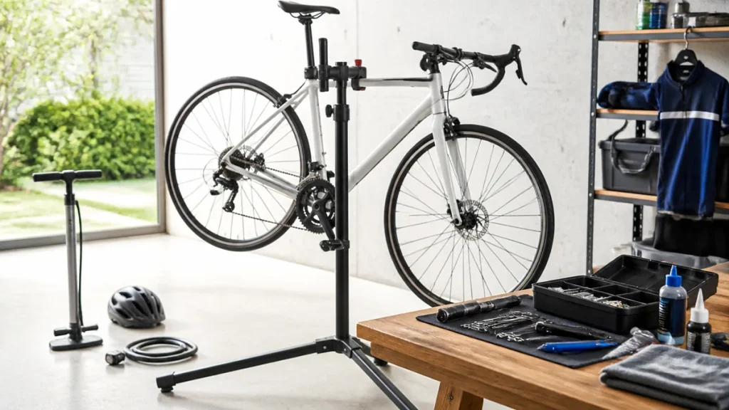 自転車スタンドで整備はどこまでできる？作業別に選ぶ4台と耐荷重36kgの境界線のアイキャッチ画像